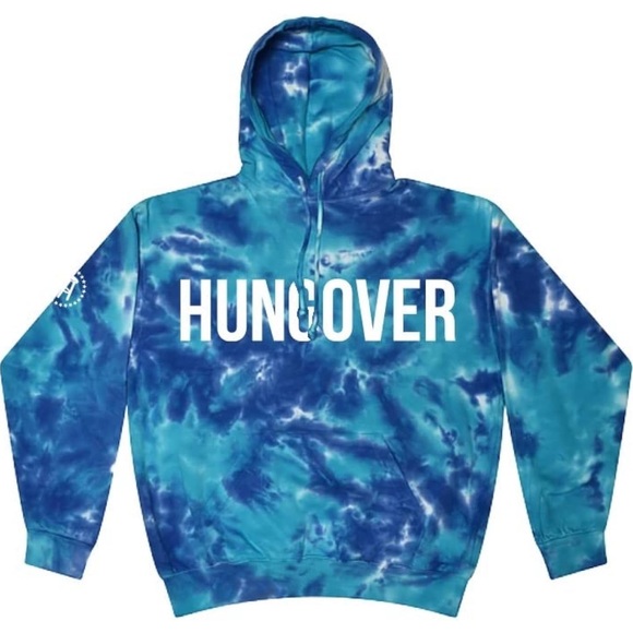 barstool Jackets & Blazers - Barstool Sports Hungover Tie Dye Hoodie